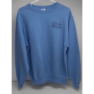The Cliff Dweller On Lake Superior Women's Sweatshirt Medium Blue